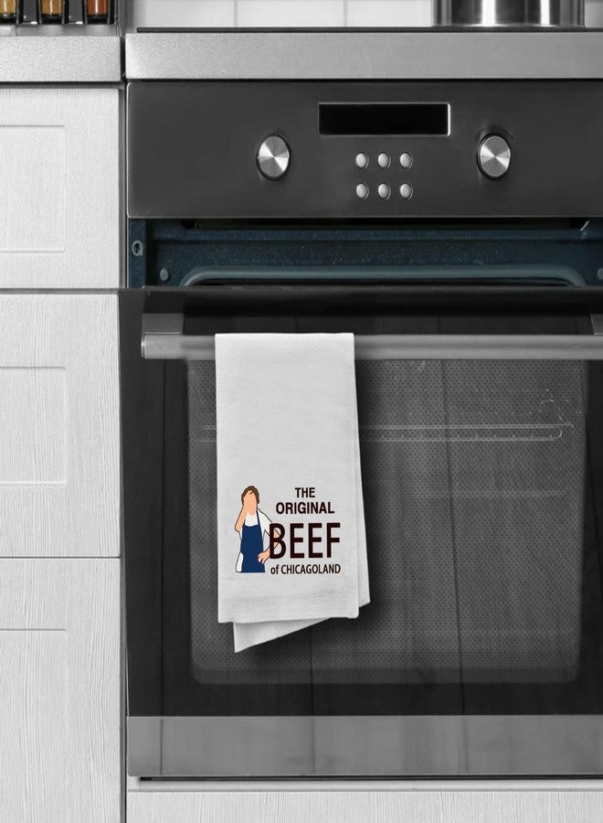 PXTIDY Bear Show Kitchen Towel The Original Beef of Chicagoland TV Show Fan Bear Lover Tea Dish Towel (Beef of CHICAGOLAND) - Image 3