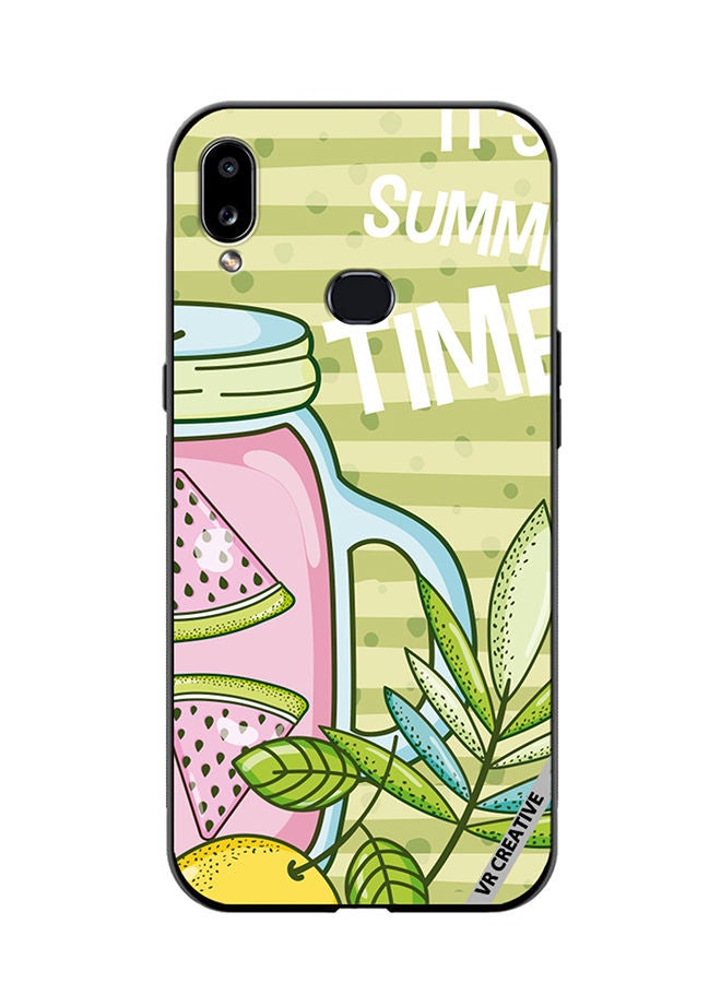 VR CREATIVE Protective Case Cover For Samsung Galaxy A10s Refreshing Juice Design Multicolour - Image 1