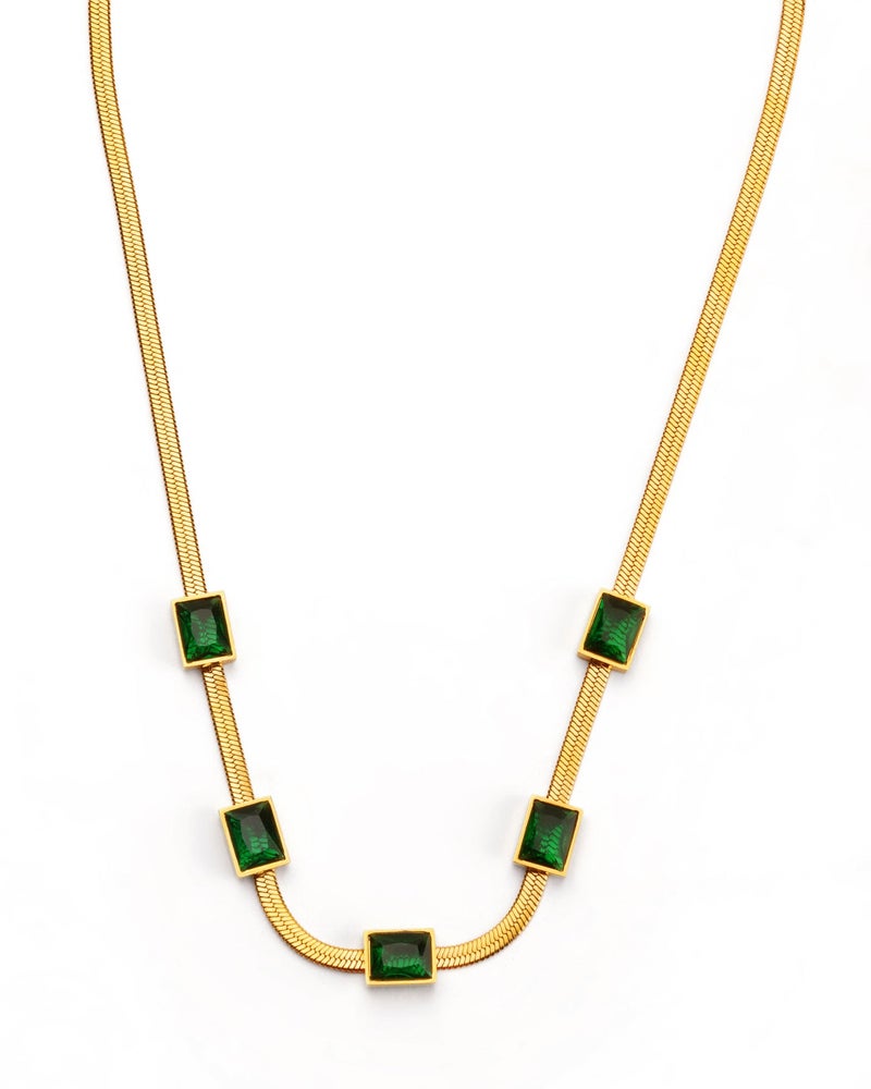 TAAHIRA 18K Gold Plated Women’s Necklace– Waterproof, Anti-Tarnish, Everyday Wear - Image 2
