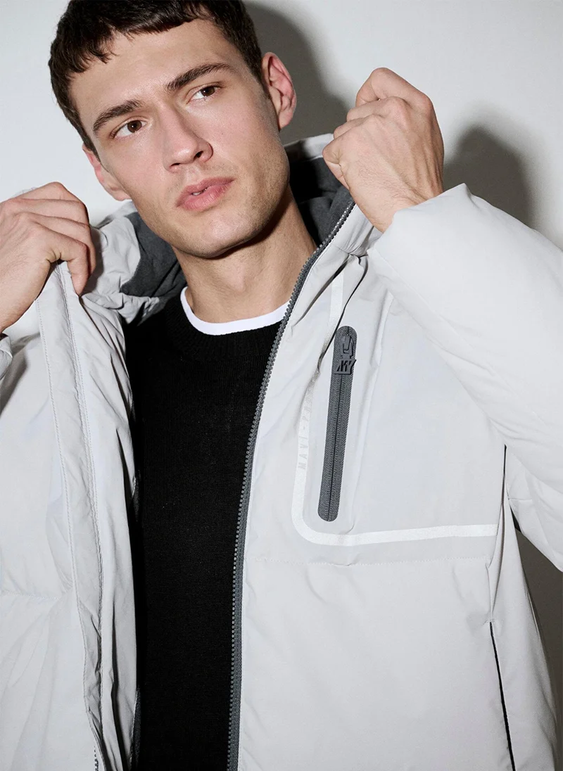 MAVI Hooded Grey Jacket