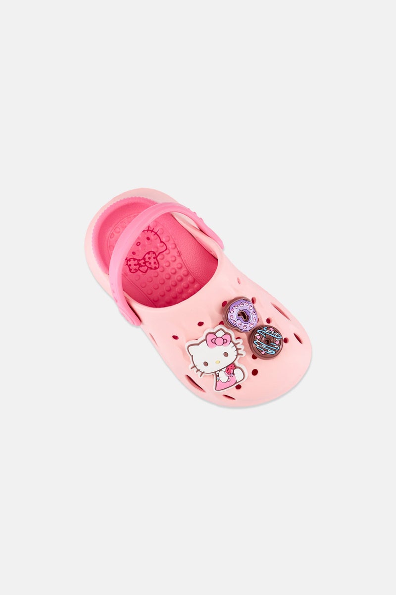 Hello Kitty Kids Girl Slip On Clogs, Pink - Image 2
