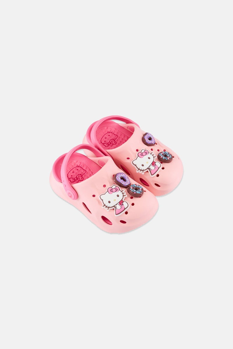 Hello Kitty Kids Girl Slip On Clogs, Pink - Image 3