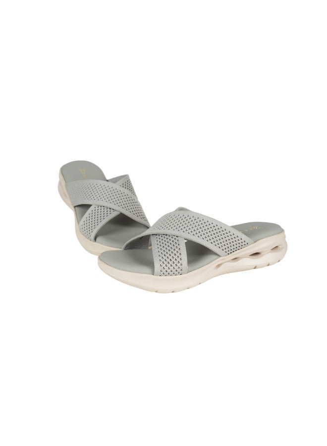 ZAYNA 221-289 Zayna Ladies Casual Sandals 23ABT59F Grey - Image 3