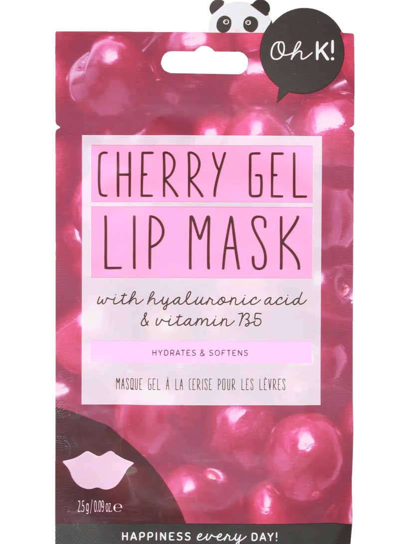 OH K! 25G LIP MASK CHERRY GEL 05/26 2.5gm/0.09oz.e - Image 1