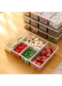 6 Pieces Luna Covered 5 Compartment Refrigerator Organizer Vegetable Rack - Meat Fish Vegetable Organizer Picnic - pzsku/ZC8F5C66B2E8DF186B864Z/45/_/1729214433/7f8d0db3-a5a4-4add-ad68-47afedbea364