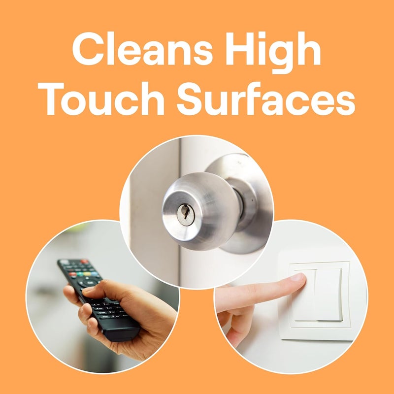 Seventh Generation Disinfecting Wipes - Lemongrass Citrus, 70 Count, Pack of 3 - Image 5