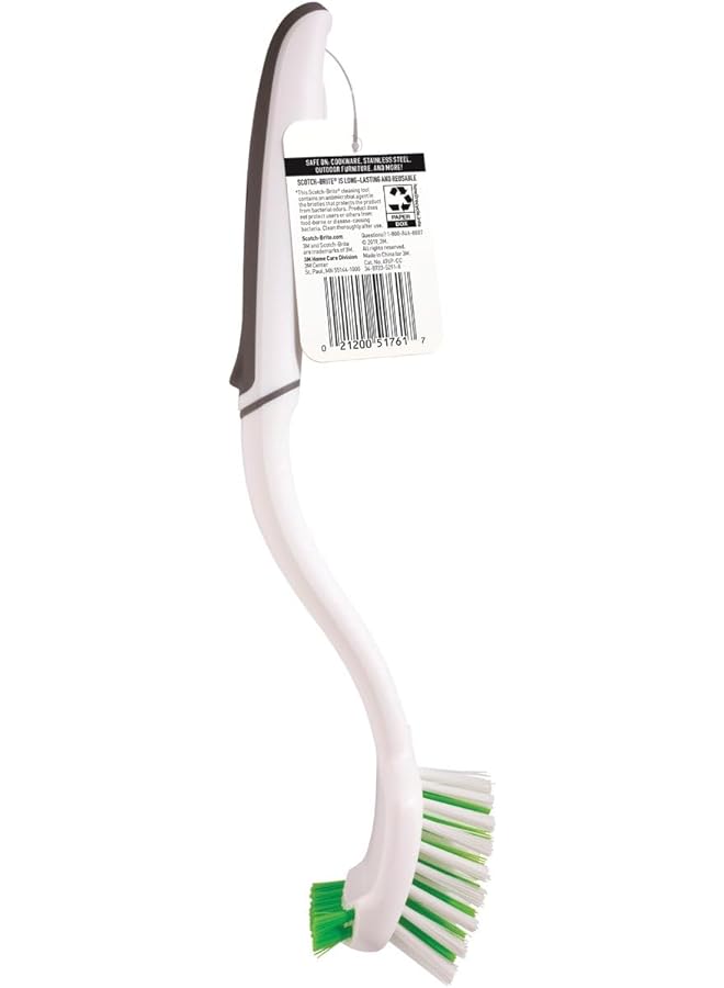 Scotch Brite Pot Pan And Dish Brush 1 Unit Pack Multicolor Cleaning Brush Dishes Brush Small And Versatile Cleaning Tool With Long Lasting Bristles - Image 3
