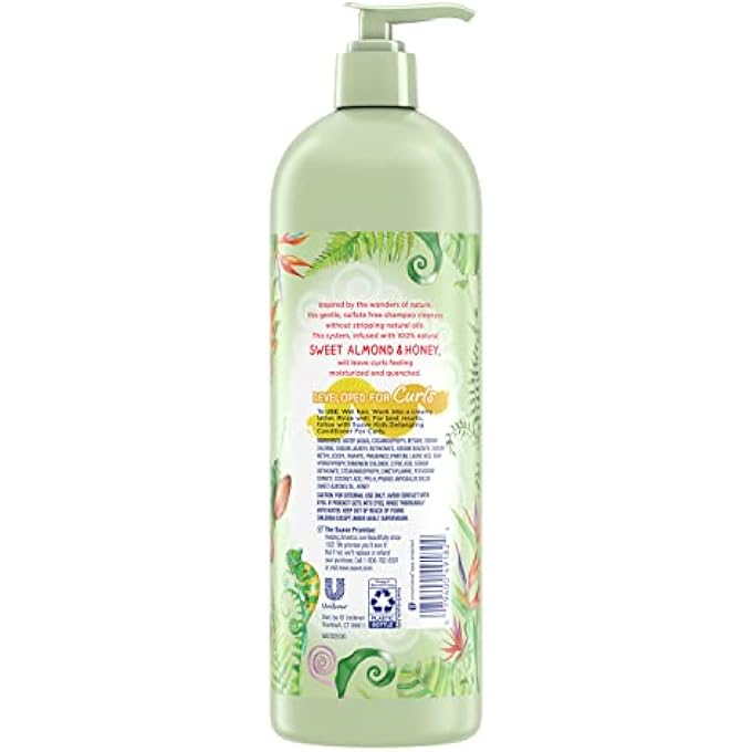 Suave KIDS NATURALS SHAMPOO FOR KIDS CURLS, SULFATE FREE, SWEET ALMOND AND HONEY, DERMATOLOGIST TESTED, TEAR-FREE, 20 OZ - Image 3