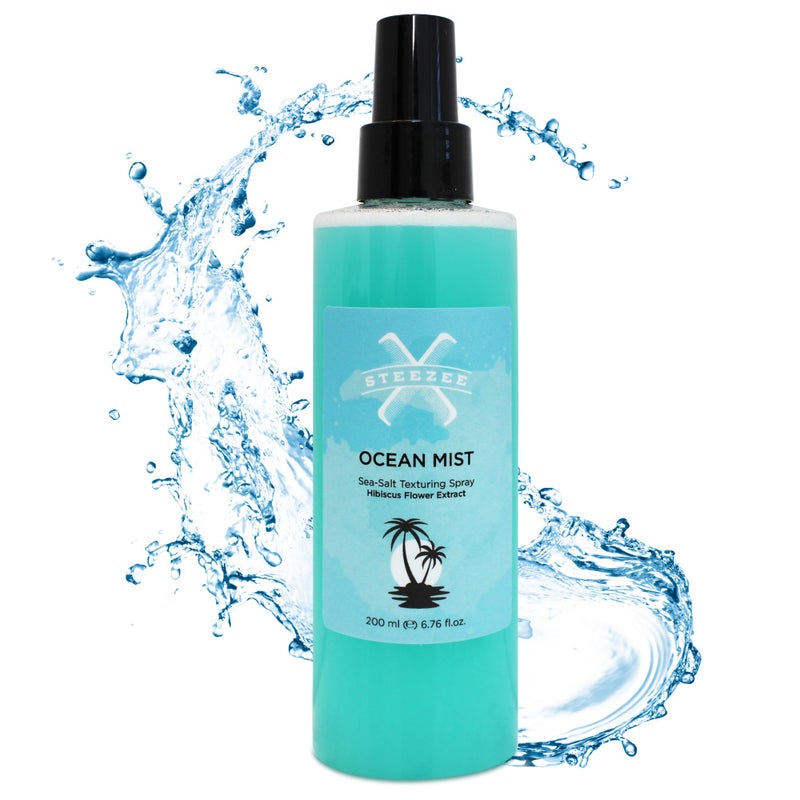 Steezee Ocean Mist Natural Sea Salt Spray for Hair Men & Women, Natural Beach Waves, Volumizing Hair Texturizer, Lightweight, 6.76 oz - Image 1