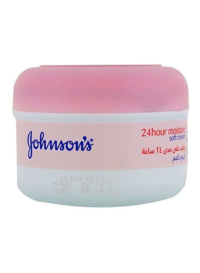 Johnson's 24-Hour Moisture Soft Cream 200ml - Image 1