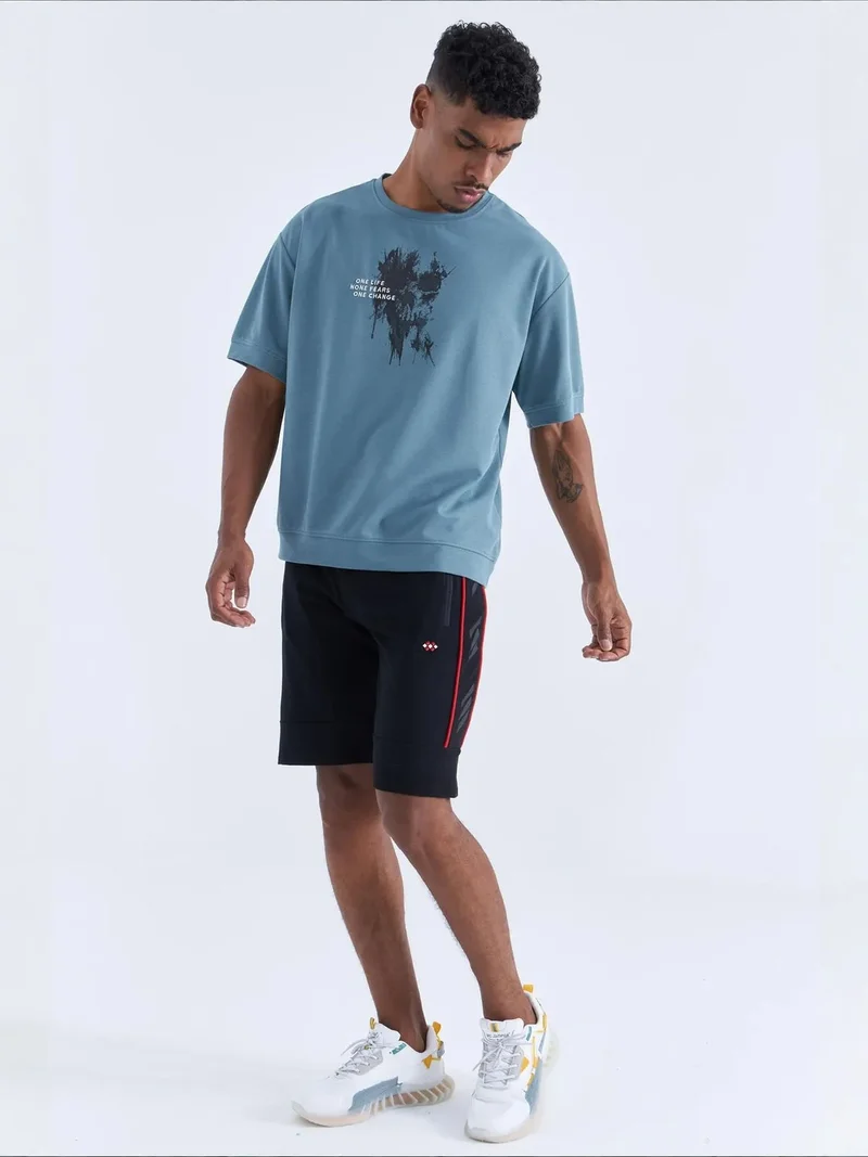 TOMMY Men's Striped Jersey Shorts