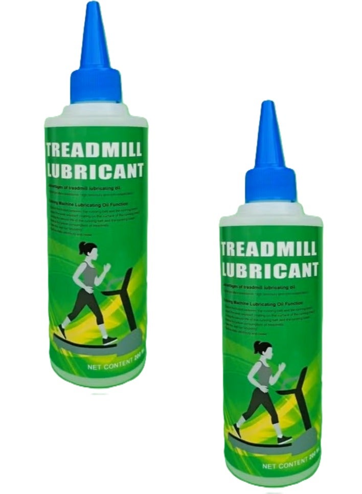 Treadmill 2-Bottles  Special Lubricant  Belt Lubricant  Maintenance Oil Silicone Oil for Universal  Belt Lube Easy to Apply 200ml