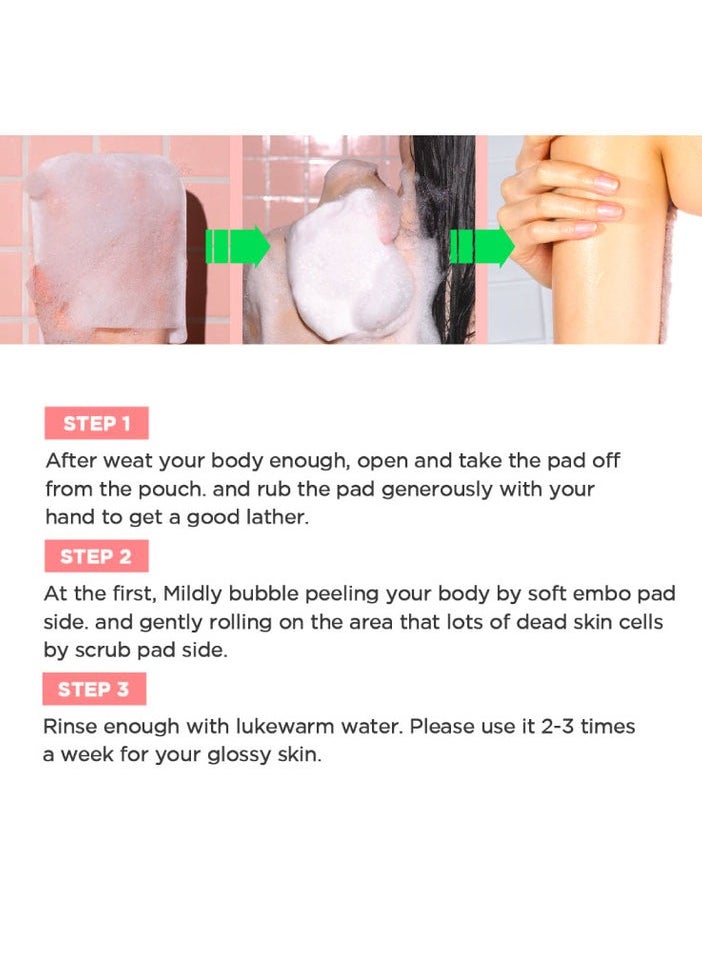 Moms Bath Recipe Mom's Bath Recipe Body Peeling Pad Strong , 8 Sheets  - Image 4