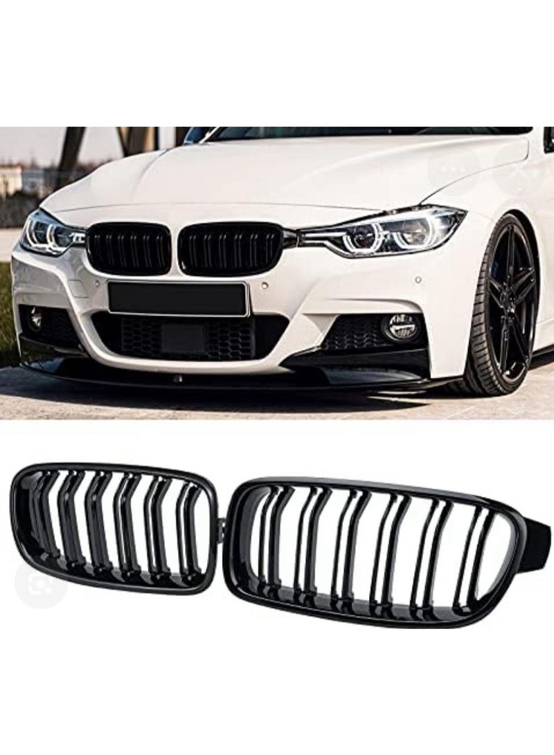 بي إم دبليو شبكة أمامية لسيارة BMW F30، لون أسود لامع - Image 3