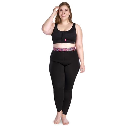 LIPOELASTIC Active Leggings with Medical Compression - Anti-Cellulite (S,Black) - Image 1
