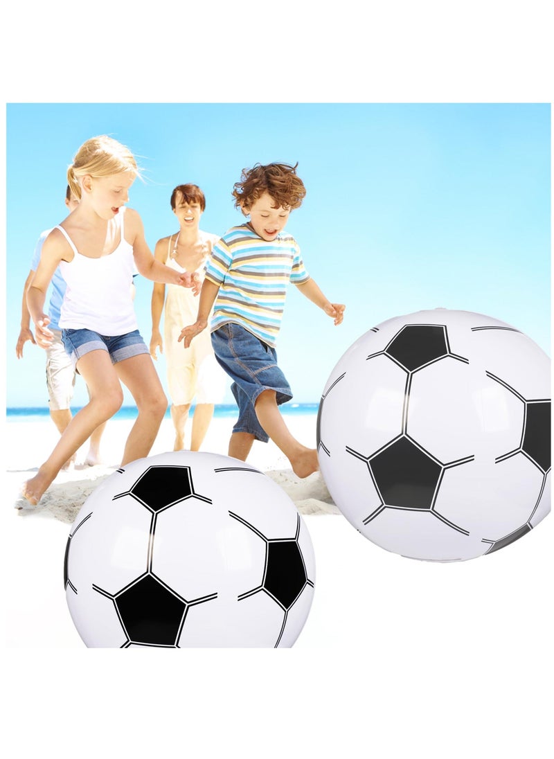 Generic - 16 Inch Glossy Beach Ball, 8 Pcs Giant Inflatable Sports Balls Large Inflatable Beach Ball for Summer Pool Outdoor Sports Games Party Decor - Image 1