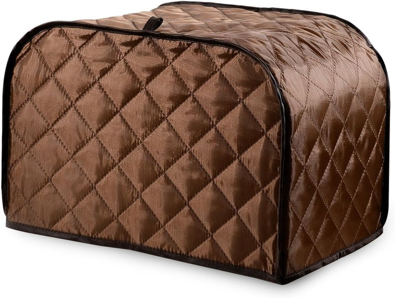 guduling Toaster Covers, 2 Slice Toaster Cover, Cotton Quilted Toaster Covers 2 Slice Wide Slot, Dust-Proof Cover for Kitchen Small Appliance Dust And Fingerprint Protection (11.81 X 8.27 X 8.27 In) - Image 1
