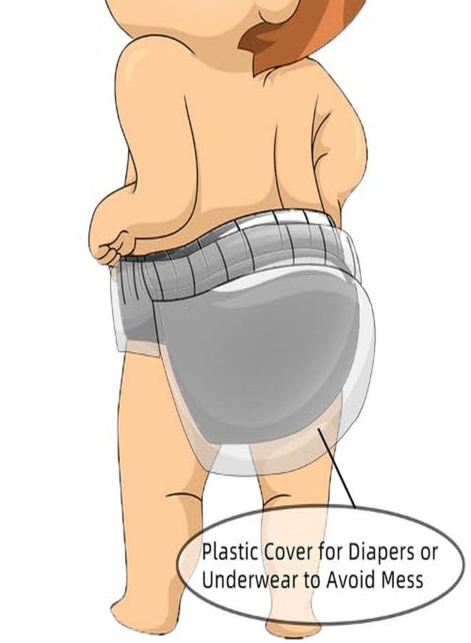 Kevim Baby Cloth Diaper - Reusable, Washable & Breathable Infant Nappy Cover | Cartoon Print Training Pants for Kids & Toddlers - Image 2