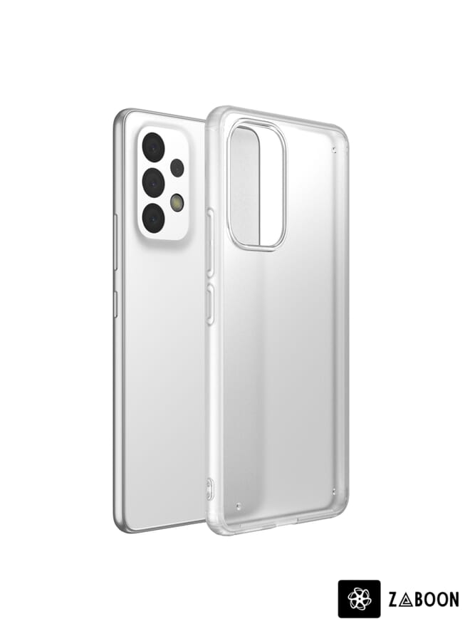 Zaboon Protective Case Cover For Samsung Galaxy A53 5G Four-corner Shockproof TPU + PC - Image 1