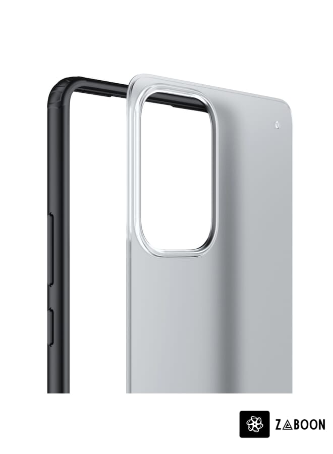 Zaboon Protective Case Cover For Samsung Galaxy A53 5G Four-corner Shockproof TPU + PC - Image 4