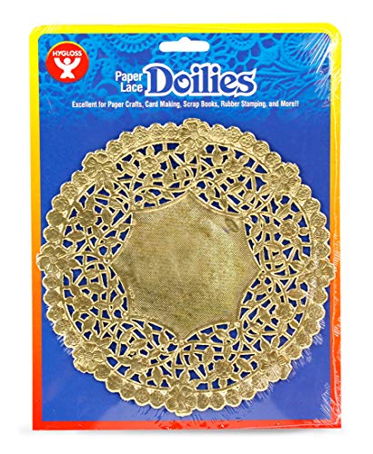 Hygloss Products 6 Inch Gold Foil Doilies - Round Doilies Made in the USA, 12 Pack - Image 5