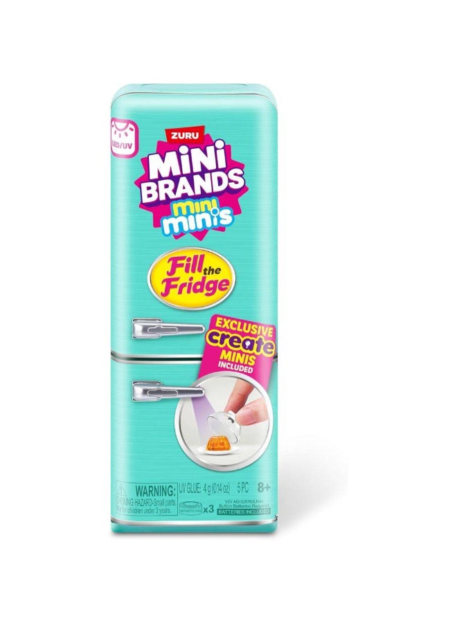 Mini Brands Series 1 Mini Minis Fill the Fridge Playset (10.1 x 9.19 x 24.99 cm) - Image 1