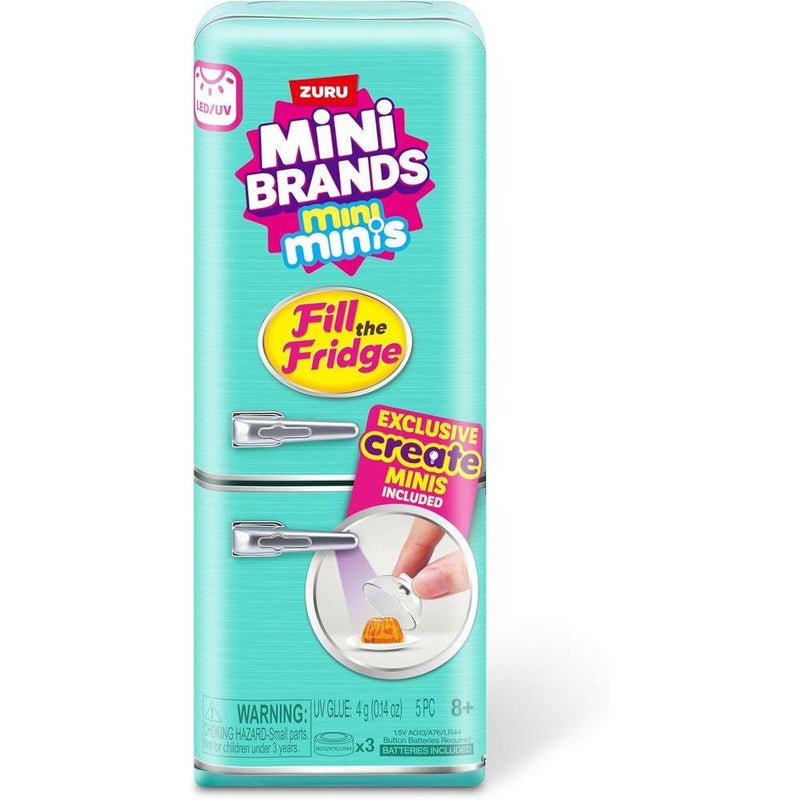 Mini Brands مجموعة ميني براندز 1 مجموعة ميني مينيز لملء الثلاجة (10.1 × 9.19 × 24.99 سم) - Image 1