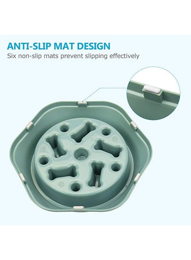 Anti-Chocking Slow Feeding Dog Bowl, Interactive Bloat Stop Bowl Dishes Non-Slide Dog Lick Treat Bowl | Dog Puzzle Bowl (Color As Per Available)