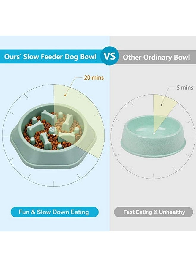 Anti-Chocking Slow Feeding Dog Bowl, Interactive Bloat Stop Bowl Dishes Non-Slide Dog Lick Treat Bowl | Dog Puzzle Bowl (Color As Per Available)