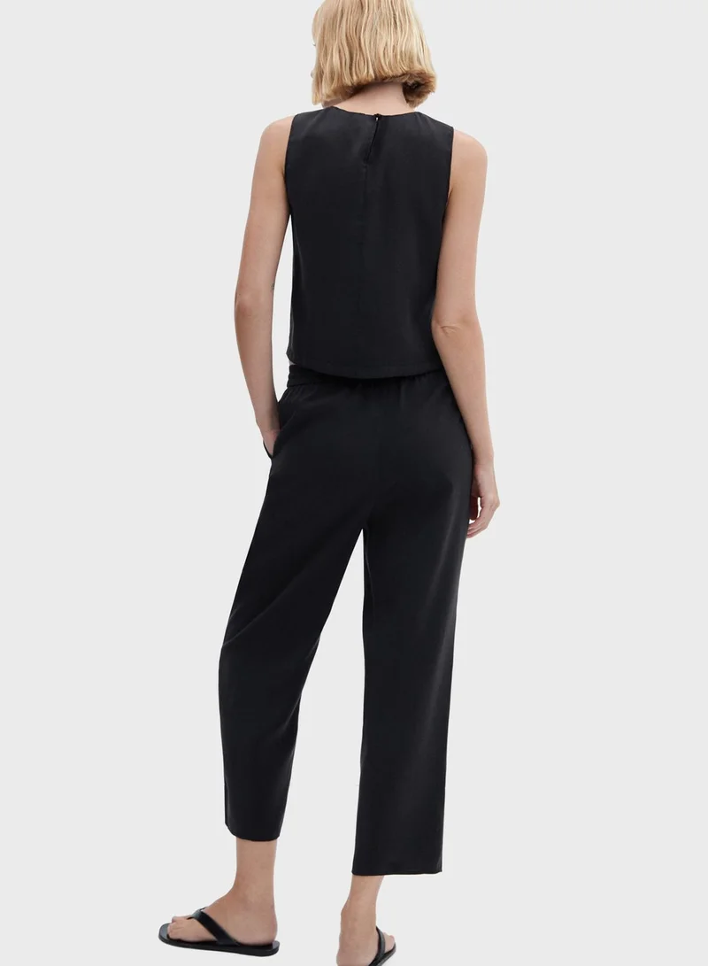 MANGO High Waist Pants