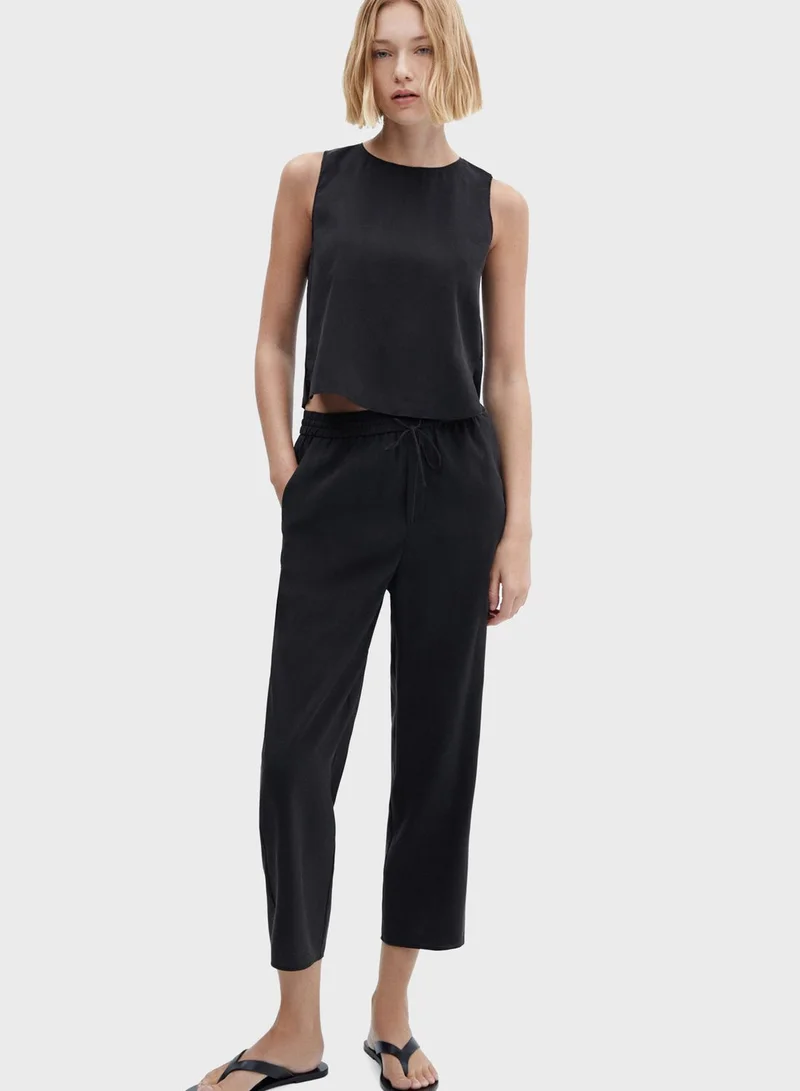 MANGO High Waist Pants