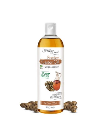 Castor Oil 200Ml Cold Pressed Pure Unrefined For Skin Moisturizing, Hair Growth Oil, Beard Growth, Eyebrow Eyelashes Growth 200 Ml - pzsku/ZC8F6C70951F46CDEEE40Z/45/_/1735816958/226431df-328a-4831-a279-4fe450c75b14