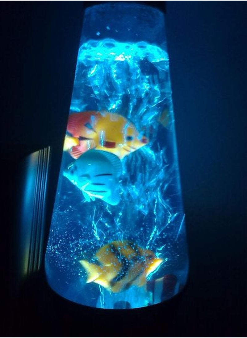 Magma Rocket Lamp With Digital Aquarium