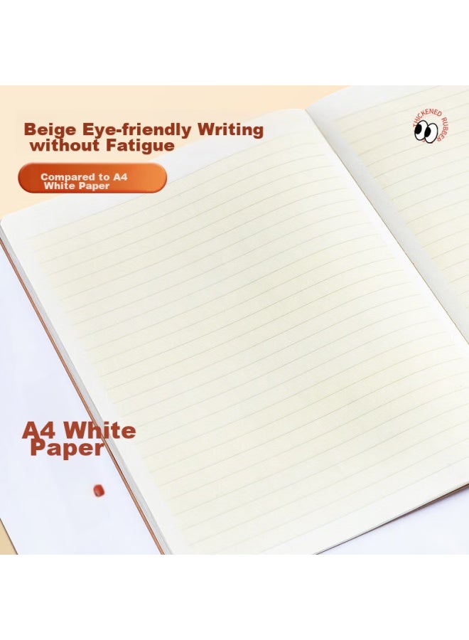 ام اند جي M&g Stationery دفتر تمارين مسطر 16k صديق للعيون 32 ورقة دفتر مخيط ورق كرافت دفتر ممارسة الطالب تصحيح الأخطاء 5 عبوات F16101y1 - Image 2