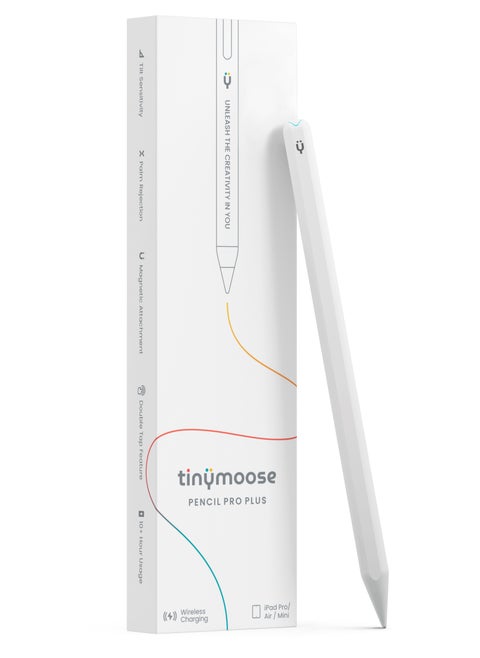 2nd Generation Stylus Pen with Wireless Charging Pencil Pro Plus For Apple iPad Pro 11/12.9, iPad Mini 6, iPad Air 4/5, compatible with iPads Air/Mini/Pro 2018 - 2023 - White