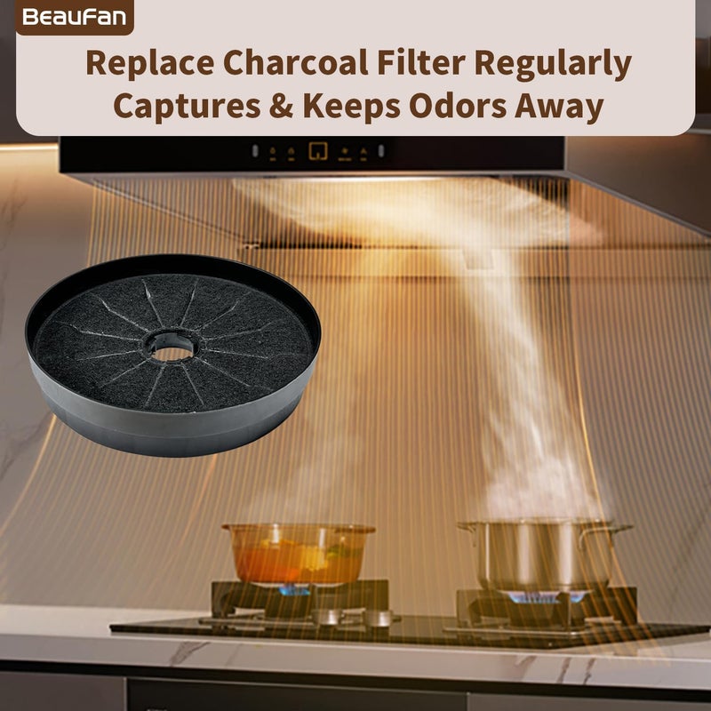 beaufan CBCF003 Activated Carbon Filter Compatible with Ciarra CBCS6/9102, CBWC/B6736N, CBCS9301 and CBCS4820 Cooker Hood Models - Image 4