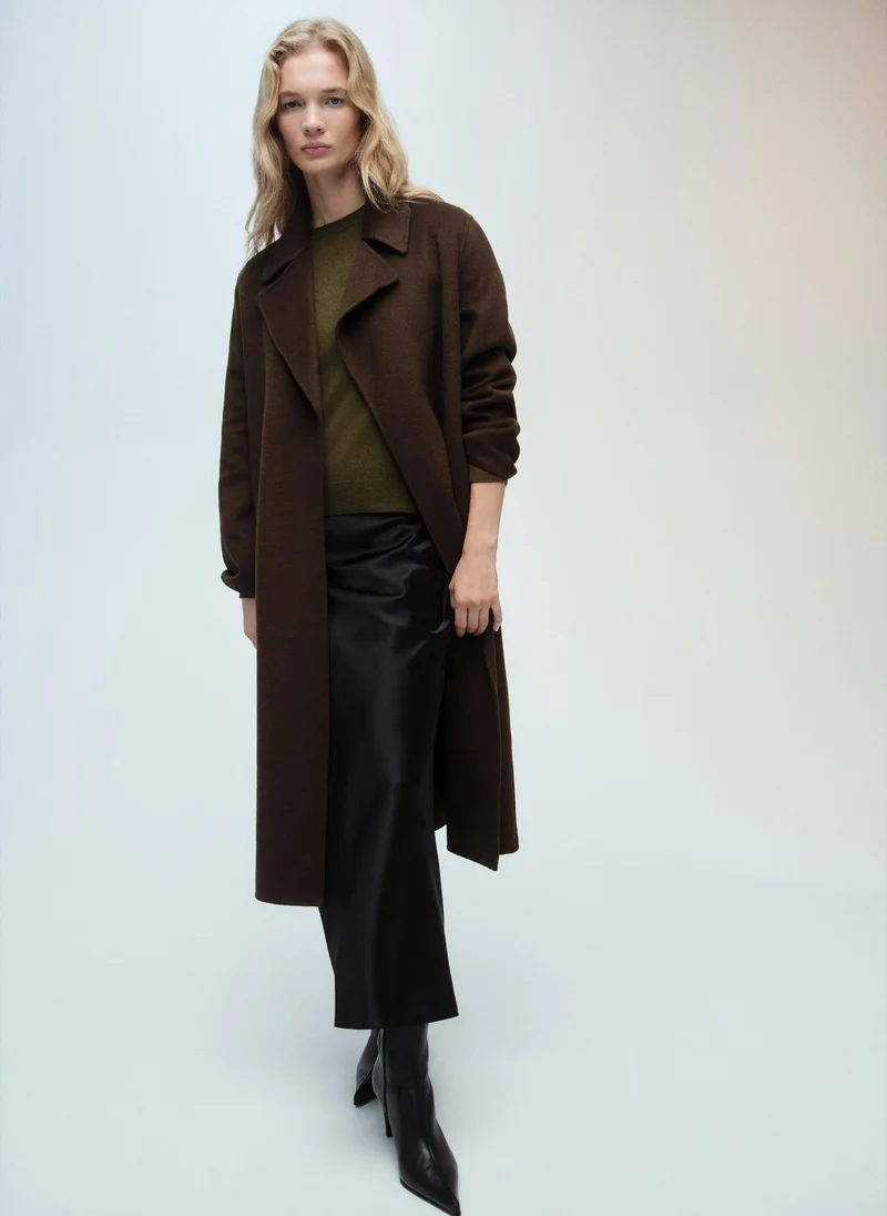 MANGO Round-Neck Knitted Sweater