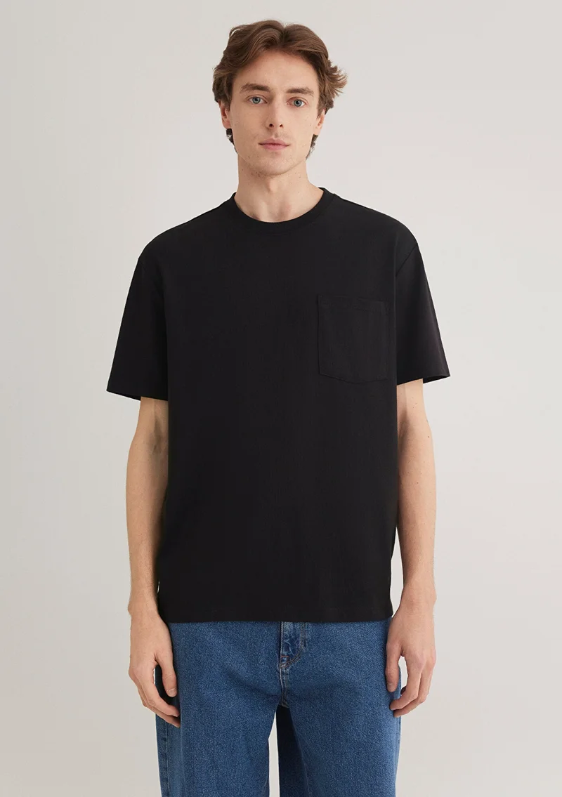 MAVI Crew Neck Black Basic T-Shirt