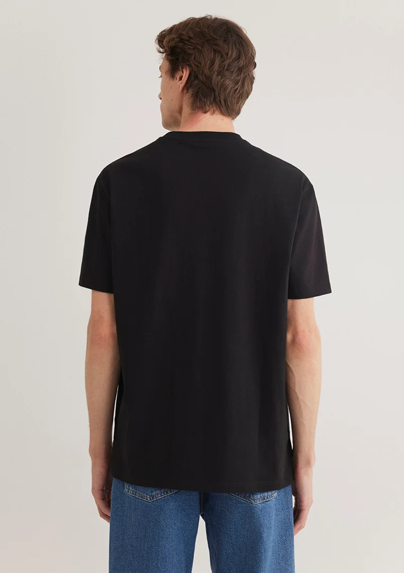 MAVI Crew Neck Black Basic T-Shirt