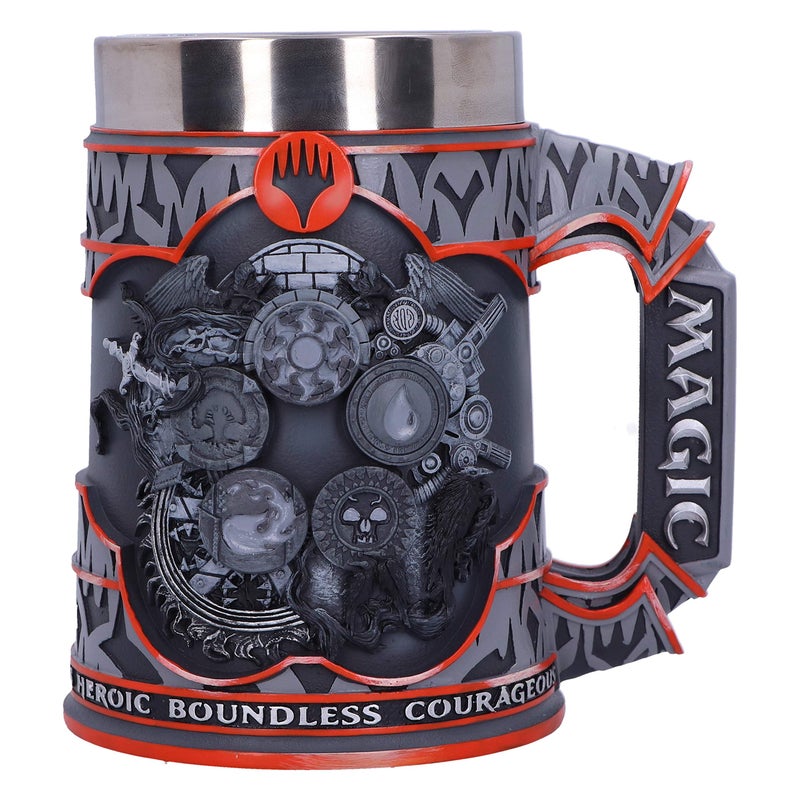 Nemesis Now Magic The Gathering Five Colour Wheel Tankard  Resin  Grey  1 Count (Pack of 1) - Image 1