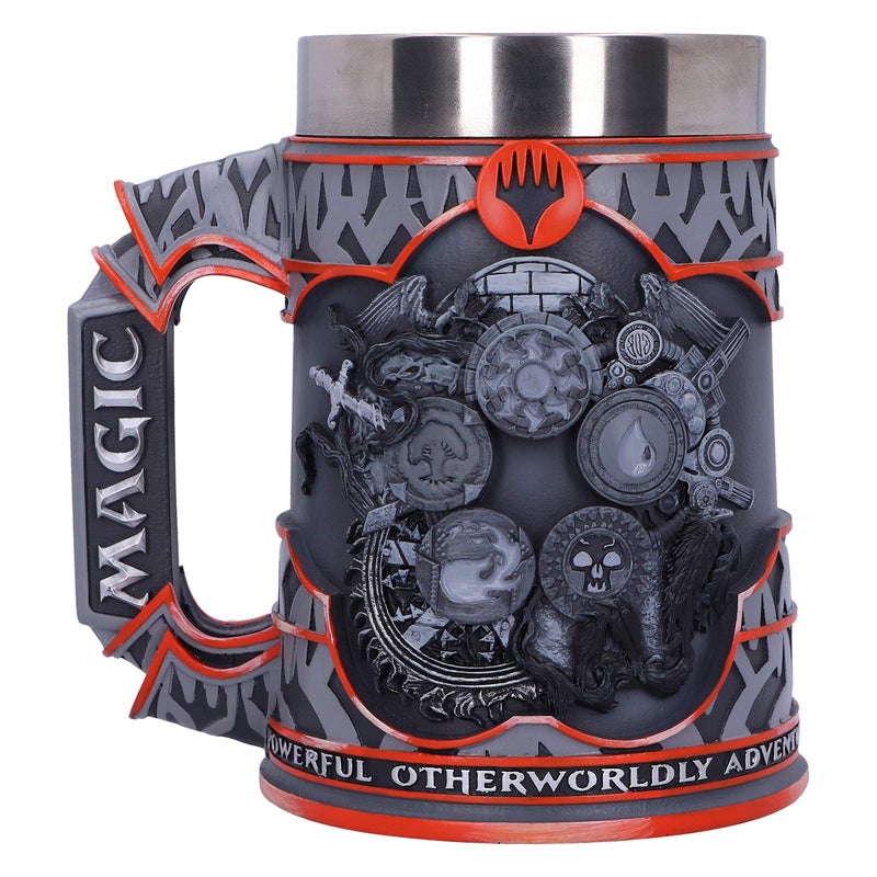 Nemesis Now Magic The Gathering Five Colour Wheel Tankard  Resin  Grey  1 Count (Pack of 1) - Image 3