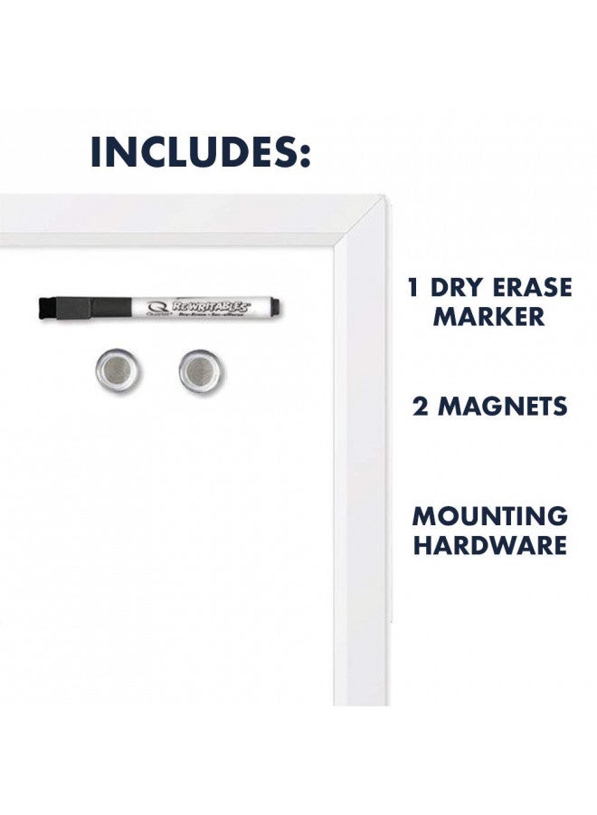 Quartet Magnetic Dry Erase White Board, 17" x 23" Whiteboard, White Frame (MDW1723W-AZS) - Image 4