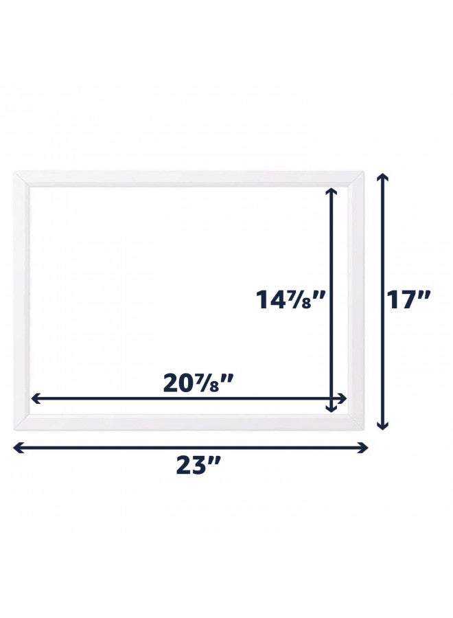 Quartet Magnetic Dry Erase White Board, 17" x 23" Whiteboard, White Frame (MDW1723W-AZS) - Image 5
