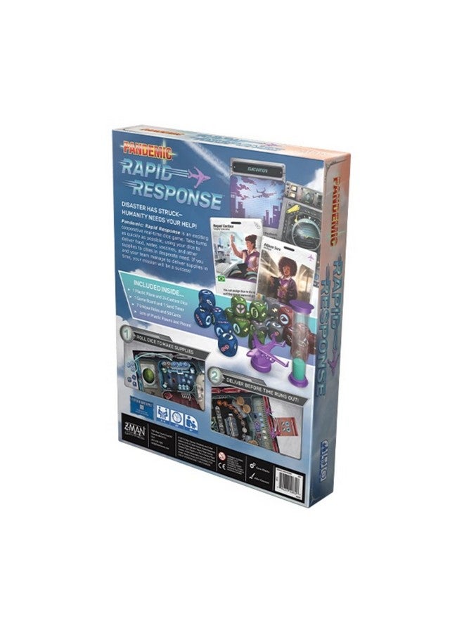 Z-Man Games Z-Man Games Pandemic Rapid Response Board Game | Family Board Game | Board Game for Adults and Family | Cooperative Board Game | Ages 8+ | 2 to 4 players | Average Playtime 20 minutes | Made by  - Image 3