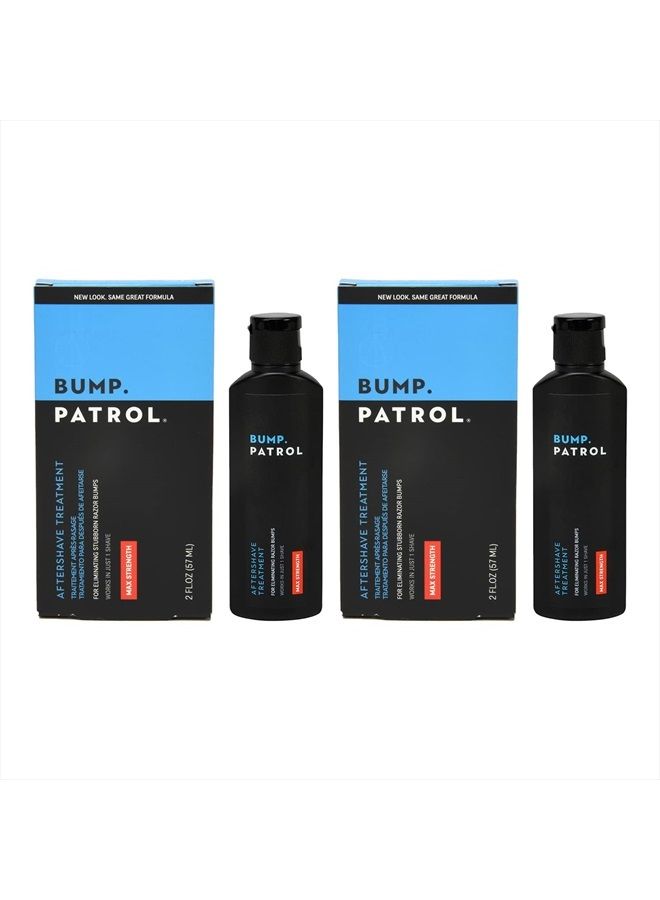 Bump Patrol Maximum Strength Dermatologist Approved Moisturizing Aftershave Formula - 2 Ounces 2 Pack - Image 1