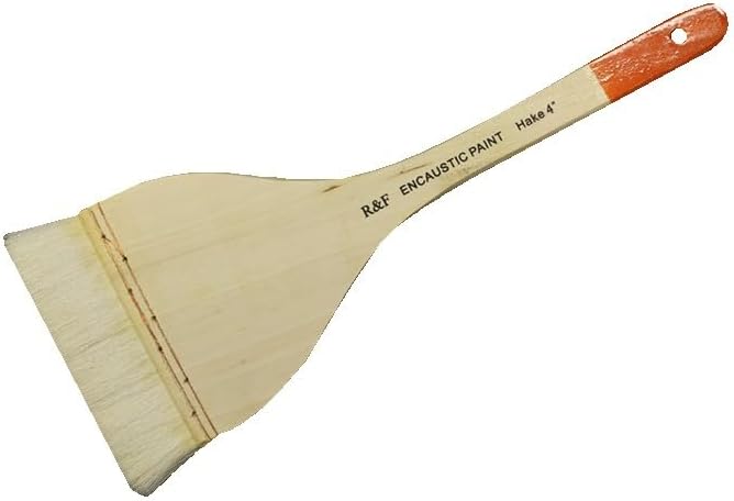 RF Handmade Paints Hake Encaustic Brush, 4-Inch - Image 1