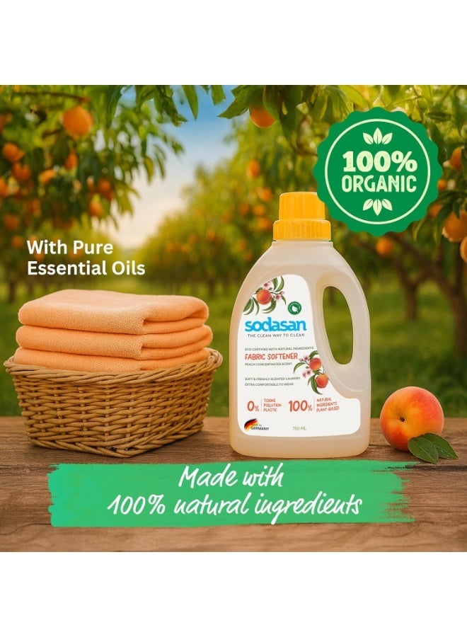 sodasan 100% Natural Peach Fabric Softener - Image 2