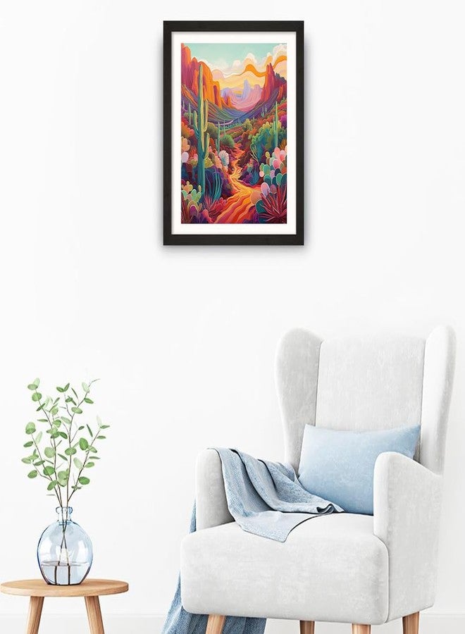 مجموعة الرسم بالأرقام للكبار من ناتويالو، مجموعة رسم بالأرقام للمبتدئين مع جميع الأدوات، هدية مثالية، 16 بوصة عرض × 20 بوصة طول - Image 3