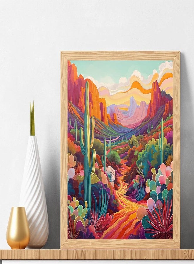 مجموعة الرسم بالأرقام للكبار من ناتويالو، مجموعة رسم بالأرقام للمبتدئين مع جميع الأدوات، هدية مثالية، 16 بوصة عرض × 20 بوصة طول - Image 2