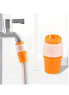 2pcs Leak-Proof Universal Faucet Connector, Tap Hose Connector, Two sets Kitchen Garden Watering Tap Hose Pipe Snap Connector Adaptor Tool, Universal Tap Connector Adapter Kitchen Pipe Joiner Fitting